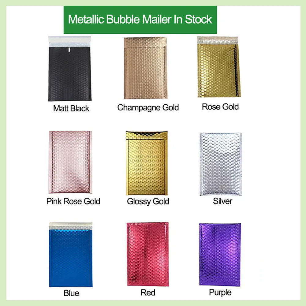 Metallic Holographic Bubble bags - Image 6