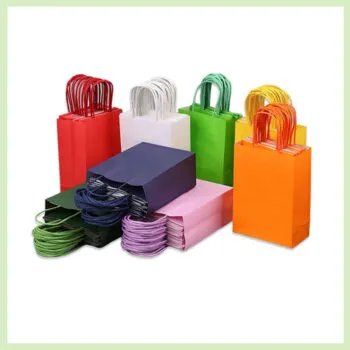 Factory Handle Paper Bags