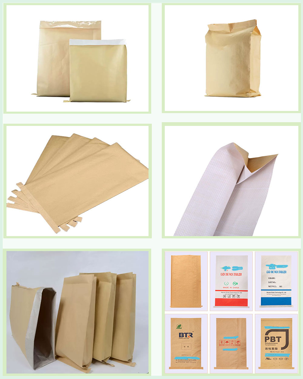 Kraft paper woven bags